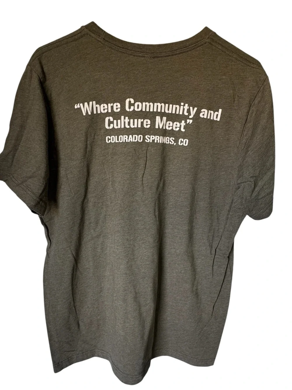 Red Leg Brewing Co Colorado Springs CO Men’s L Military Gray Graphic Tee